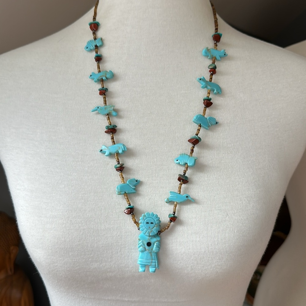 FINAL PRICE DROP Sun God Tribal Necklace - Picture 4 of 13